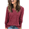 Women's V-neck fashion shirt
