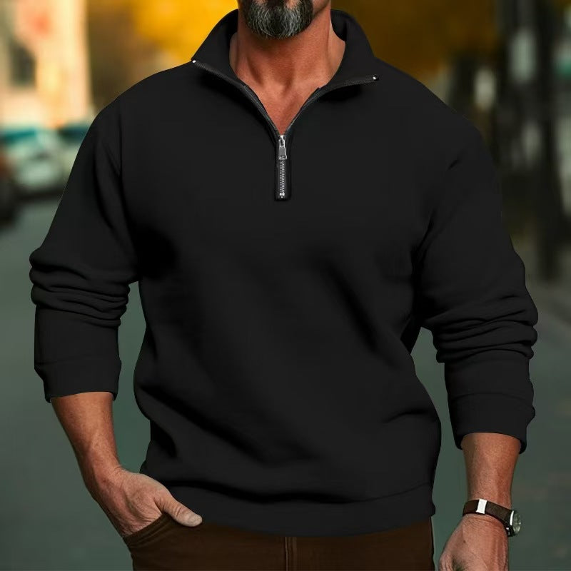 Casual collared winter polo shirt