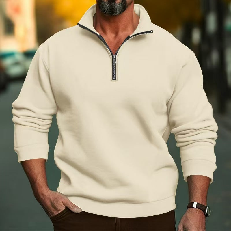 Casual collared winter polo shirt