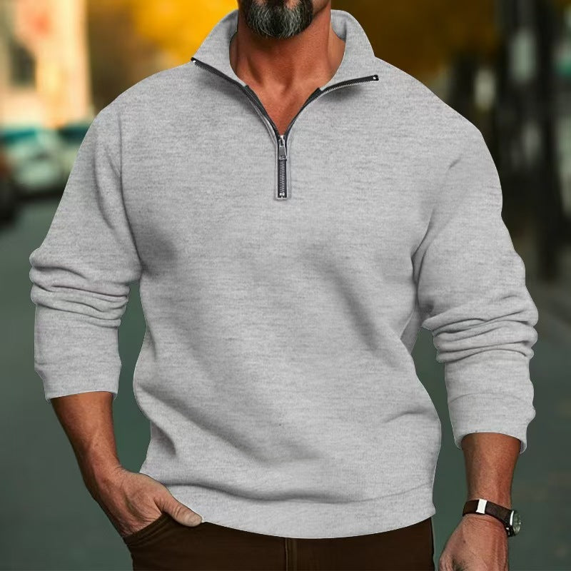 Casual collared winter polo shirt