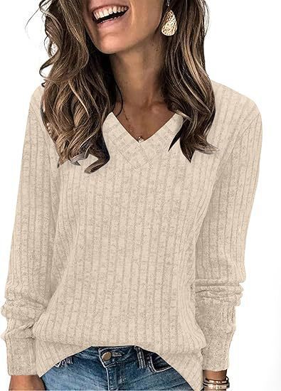 Women's V-neck fashion shirt