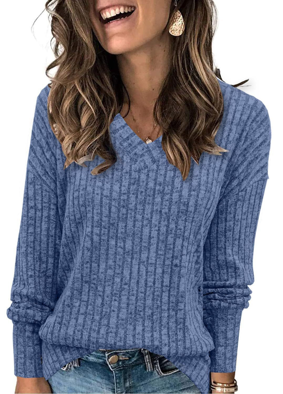 Women's V-neck fashion shirt