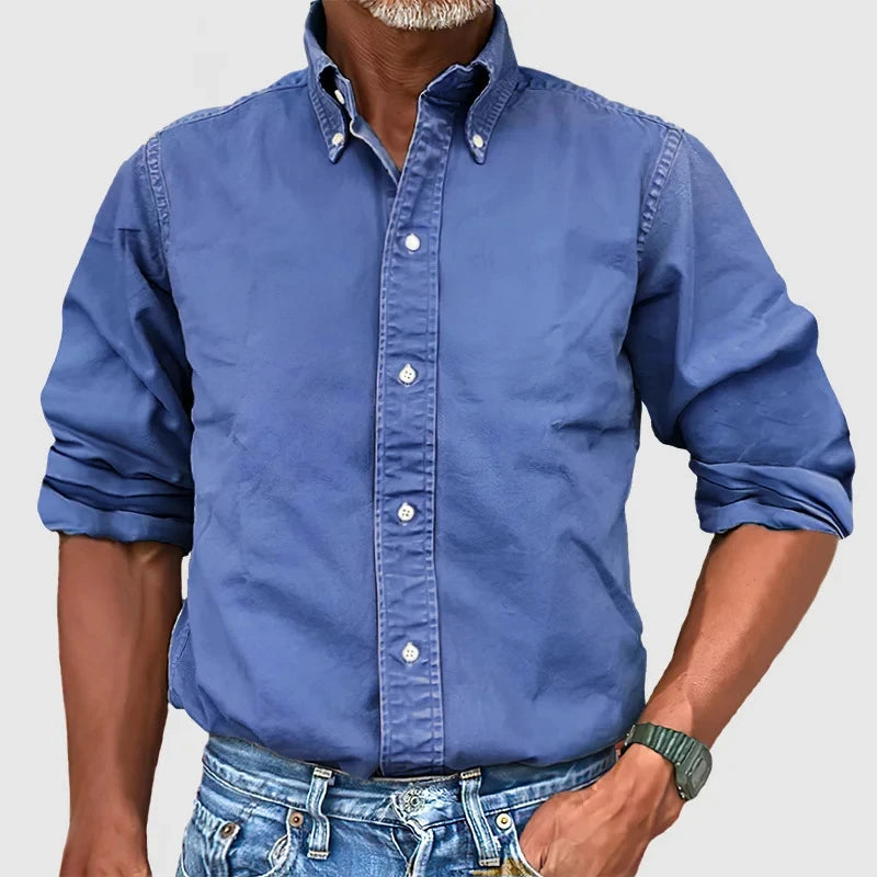Men's Waterproof Long-Sleeved Shirt